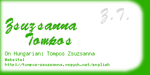 zsuzsanna tompos business card